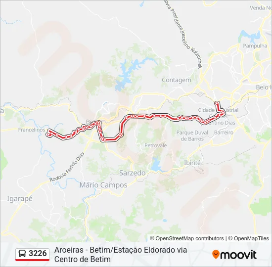 3226 Bus Line Map