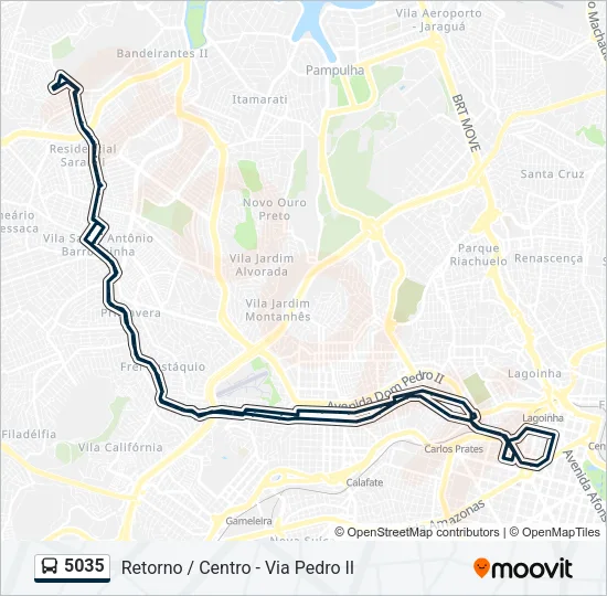 5035 Bus Line Map
