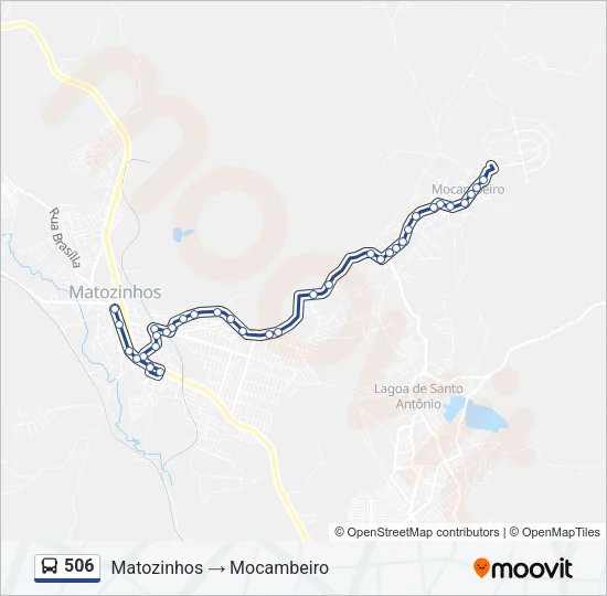 506 Bus Line Map