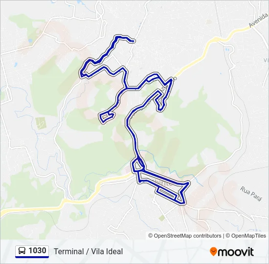 1030 Bus Line Map