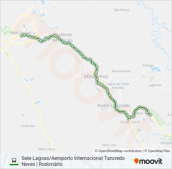 Rota da linha setelagoano 3941 horários, paradas e mapas Sete Lagoas Confins Rodoviário Rota da linha setelagoano 3941 horários, paradas e mapas Sete Lagoas Confins Rodoviário