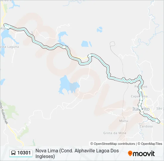 10301 Bus Line Map