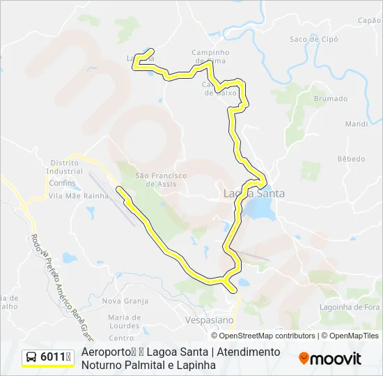 6011✈ Bus Line Map