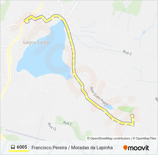 6005 Bus Line Map