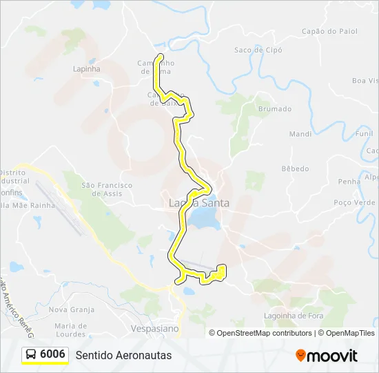 6006 Bus Line Map