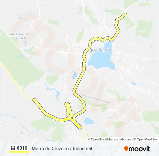 6010 Bus Line Map