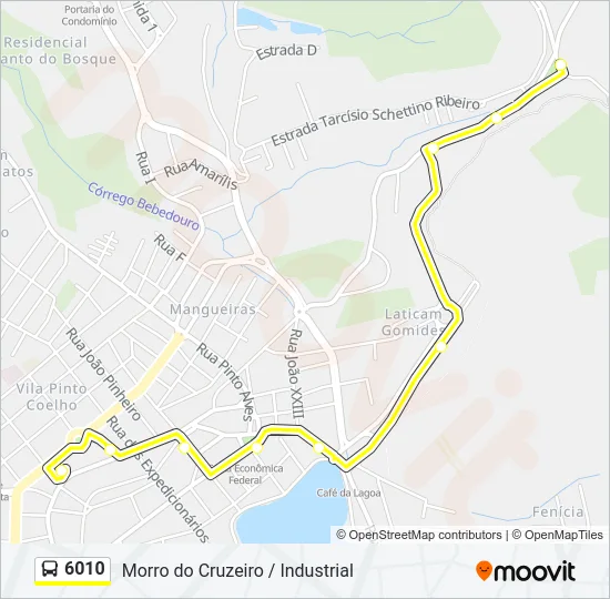 6010 Bus Line Map