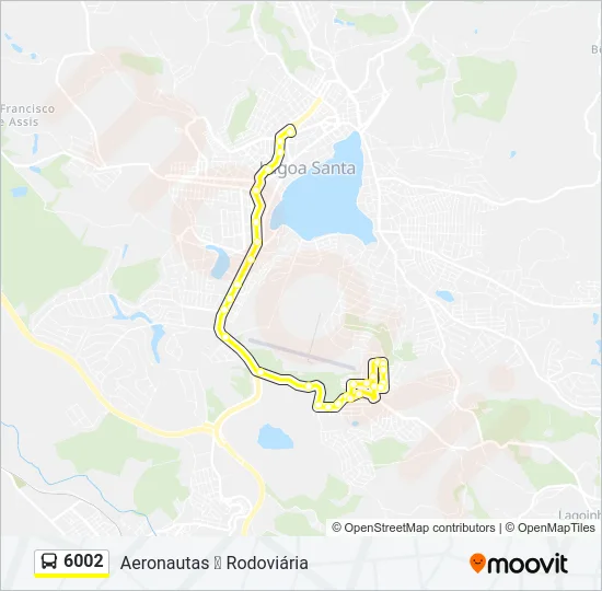 6002 Bus Line Map