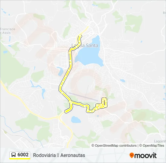6002 Bus Line Map
