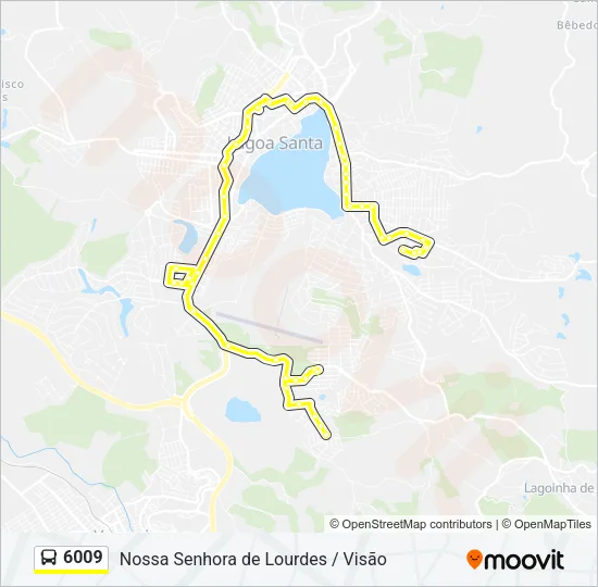 6009 Bus Line Map