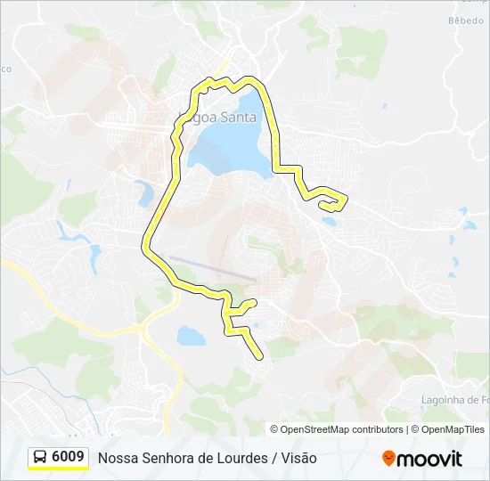 6009 Bus Line Map