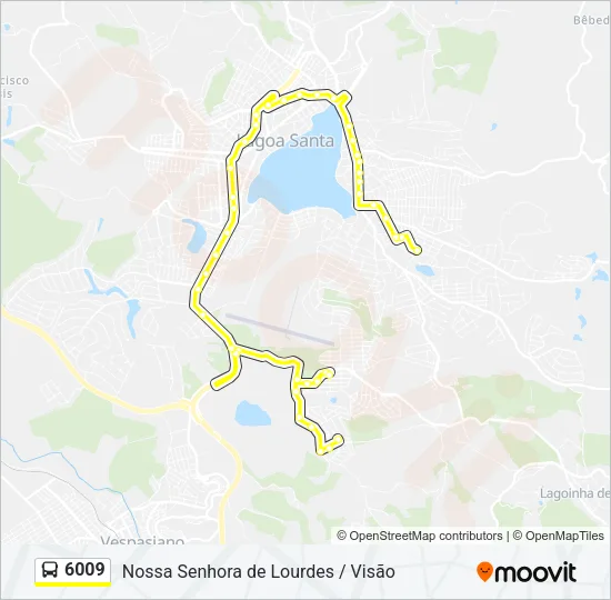 6009 Bus Line Map