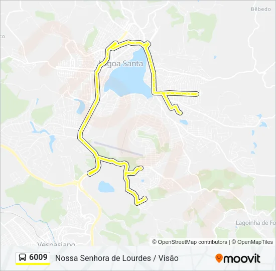 6009 Bus Line Map