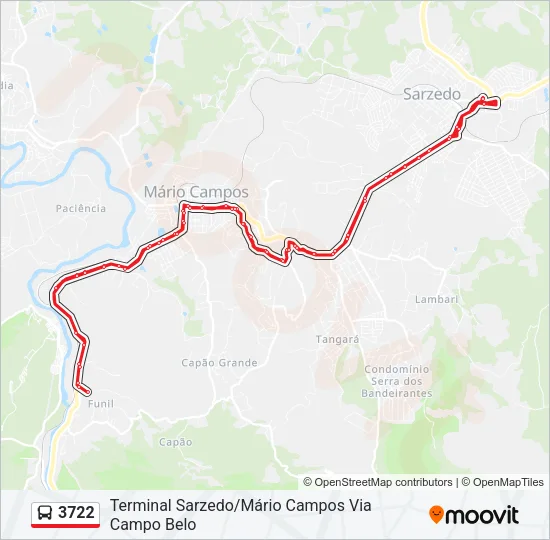3722 Bus Line Map
