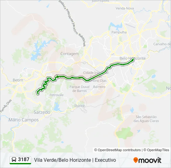 3187 Bus Line Map