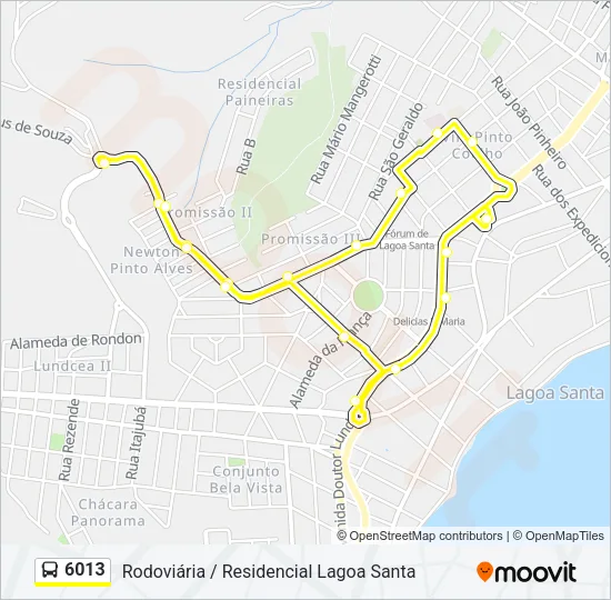 6013 Bus Line Map
