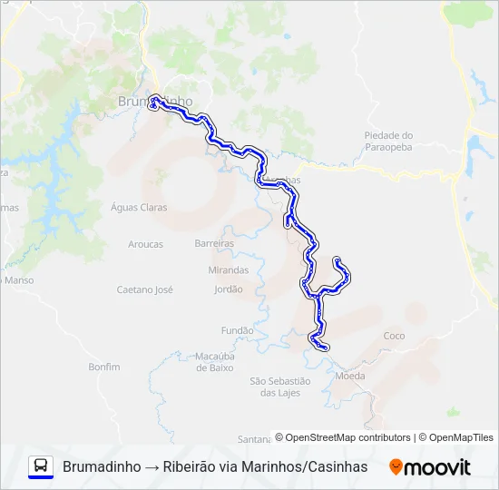 ROTA 1 - CARNAVAL Bus Line Map