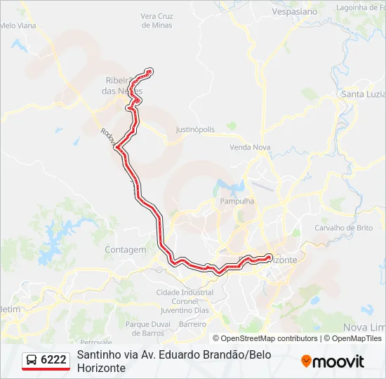 6222 Bus Line Map