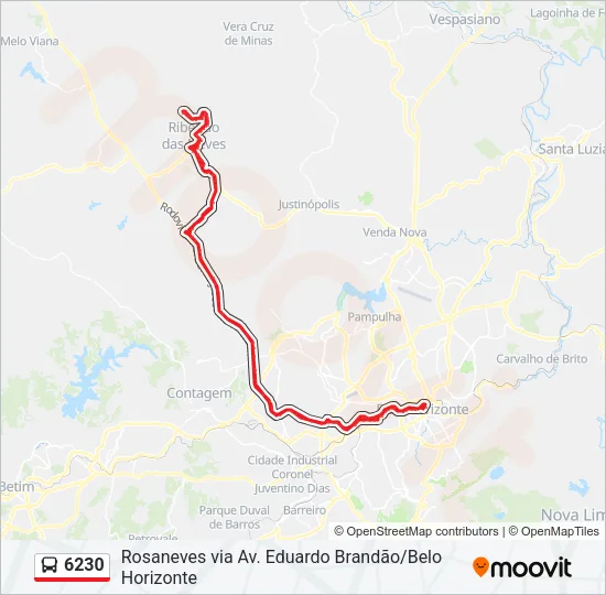6230 Bus Line Map