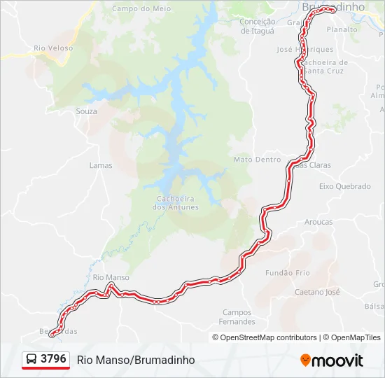 3796 Bus Line Map