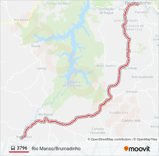 3796 Bus Line Map