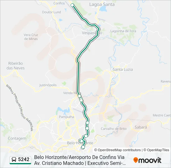 5242 Bus Line Map