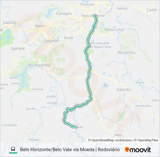 SANTA FÉ 1136.1 Bus Line Map