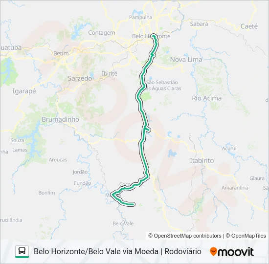 SANTA FÉ 1136.1 Bus Line Map