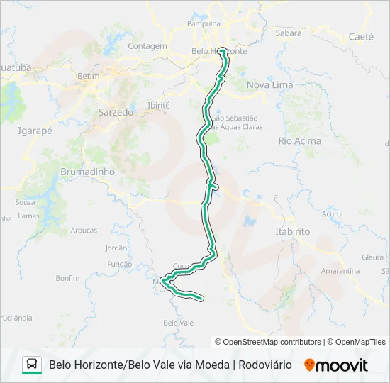 SANTA FÉ 1136.1 Bus Line Map