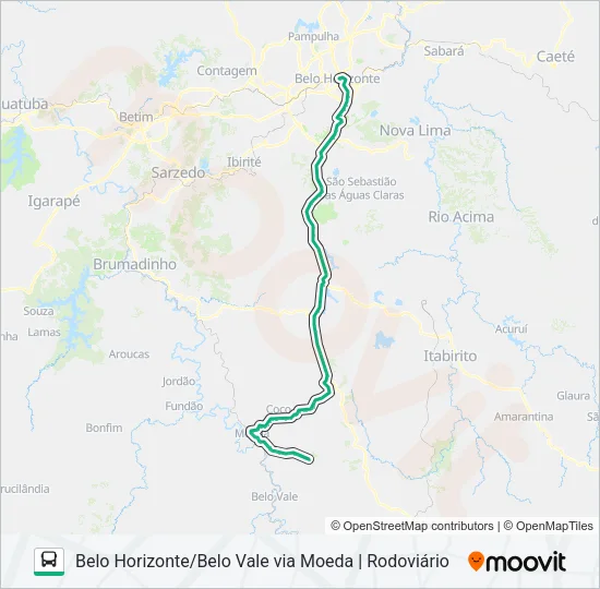 SANTA FÉ 1136.1 Bus Line Map
