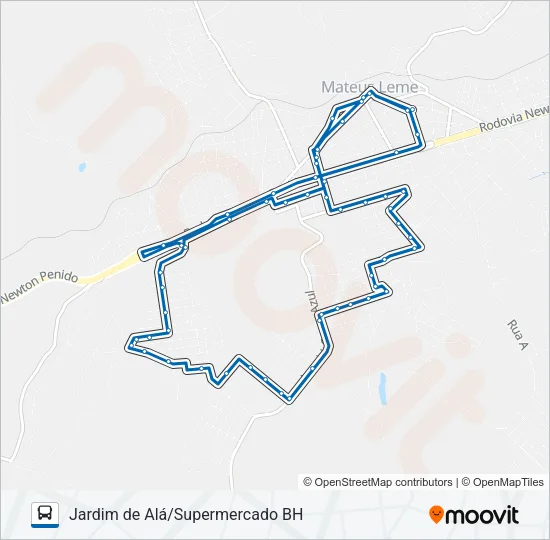 2200 Bus Line Map
