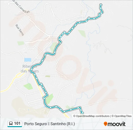101 Bus Line Map