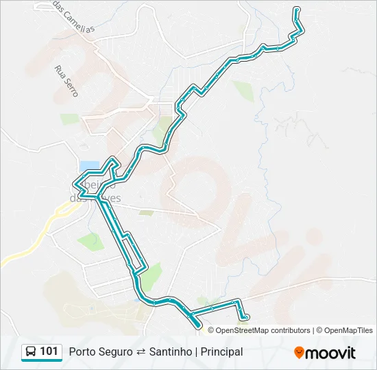 101 Bus Line Map