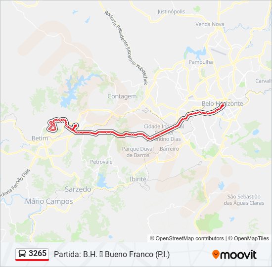 3265 bus Line Map