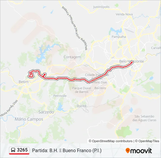 3265 Bus Line Map