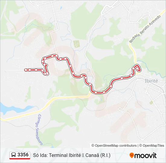 3356 Bus Line Map
