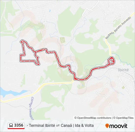 3356 Bus Line Map
