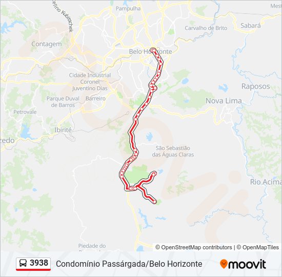 How to get to Clube Sesc Contagem by Bus?