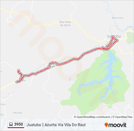 3950 bus Line Map