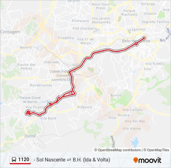 1120 bus Line Map