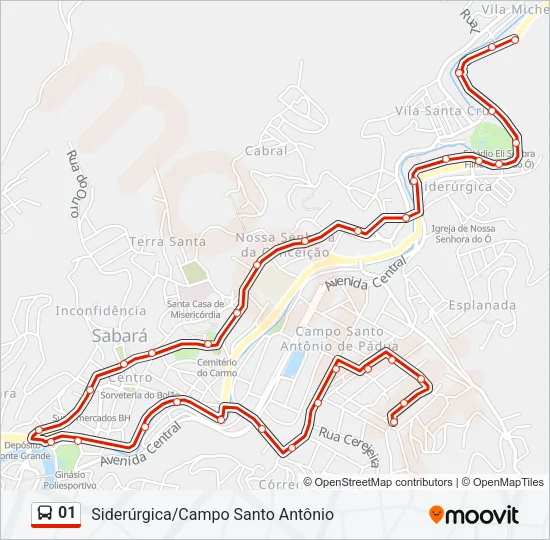 01 Bus Line Map