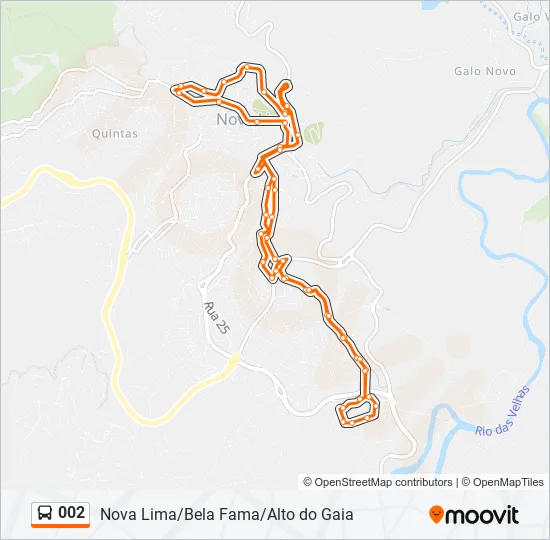 002 Bus Line Map