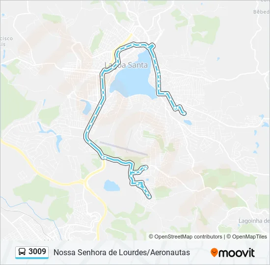 3009 Bus Line Map