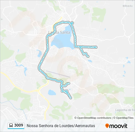 3009 Bus Line Map