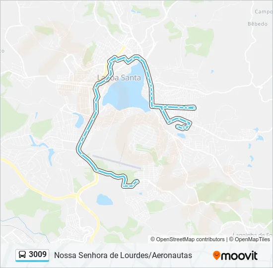 3009 Bus Line Map