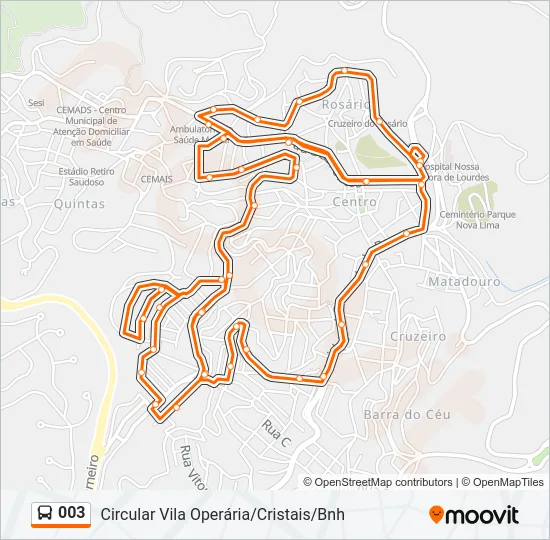 003 Bus Line Map