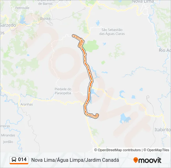 014 Bus Line Map