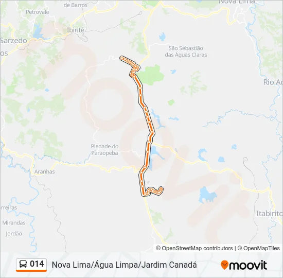 014 Bus Line Map
