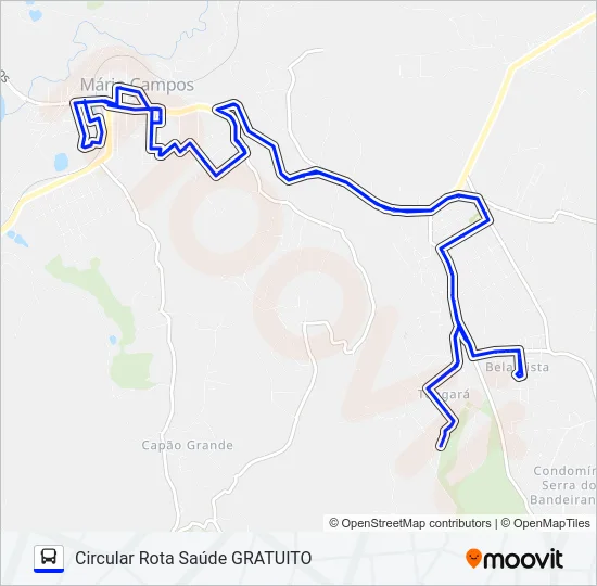 CIRCULAR SAÚDE Bus Line Map