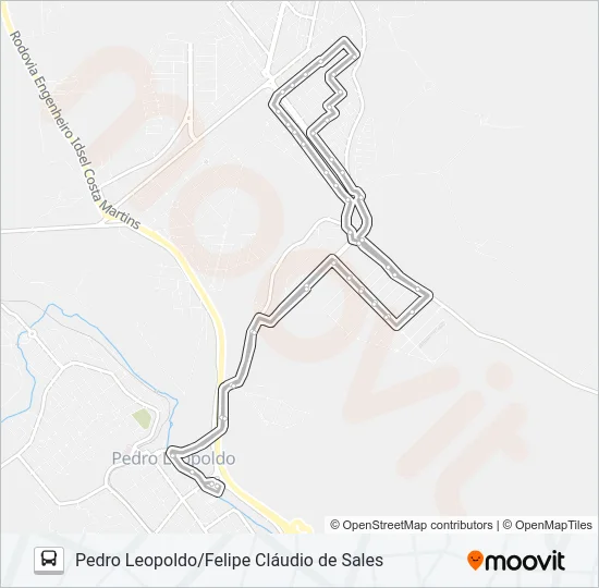 170 Bus Line Map